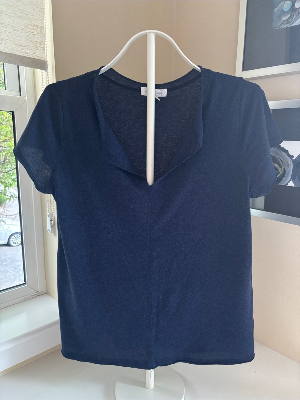 Treasure & Bond Navy V-Neck Short-Sleeve Tee